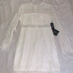 Lace White Dress